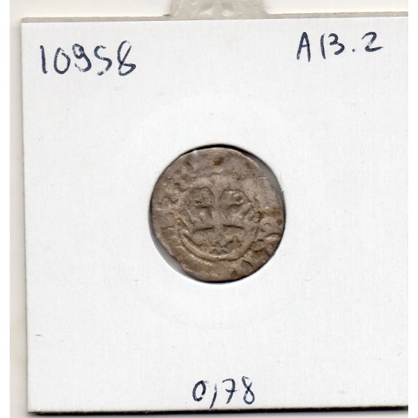 Pologne polgrosz ou 1/2 gros 1386-1434 Krakow TB Wladilas Jagellon