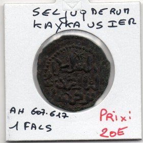 Seljuk de Rum Kayka'us 1er Fals 607-616 AH TTB