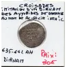 Croisades imitation Ayyubides Dirham Al-Salih Isma'il 635-642 AH TTB Damascus