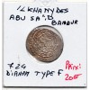 Ilkhanides Abu Sa'id Bahadur 1 Dirham 724 AH TTB