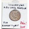 Ilkhanides Abu Sa'id Bahadur 1 Dirham 724 AH TTB