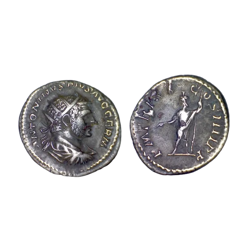 Antoninien Caracalla (217) Ric.289f Sérapis Rome Antoninien Caracalla (217) Ric.289f Sérapis Rome