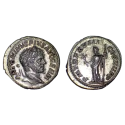 Denier de Caracalla (215) RIC.255 Pax atelier Rome