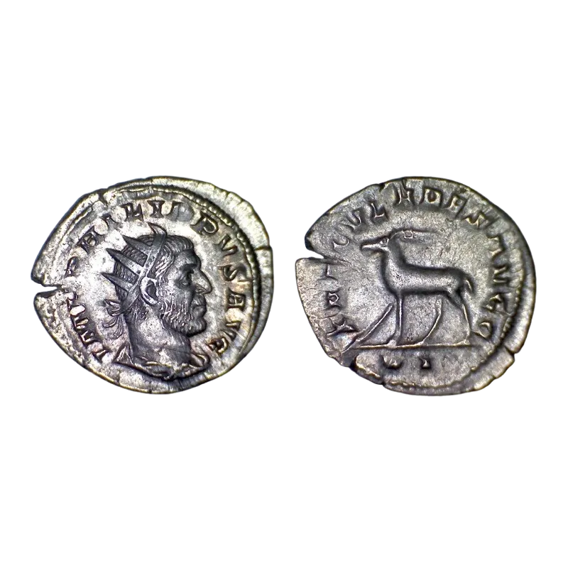 Antoninien de Philippe 1er (248), RIC.20 SAECVLARES AVG Rome Antoninien de Philippe 1er (248), RIC.20 SAECVLARES AVG Rome