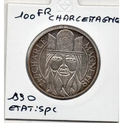 100 francs Charlemagne 1990 Sup, France pièce de monnaie