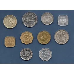 Lot de 10 pièces de Sri Lanka année 1971-2011 Sup/Spl