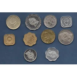 Lot de 10 pièces de Sri Lanka année 1971-2011 Sup/Spl
