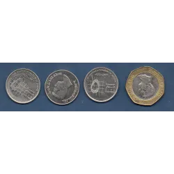 Lot de 4 pièces de Jordanie année 1996-2012 Sup/Spl