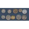 Lot de 10 pièces d'Espagne année 1953-2000