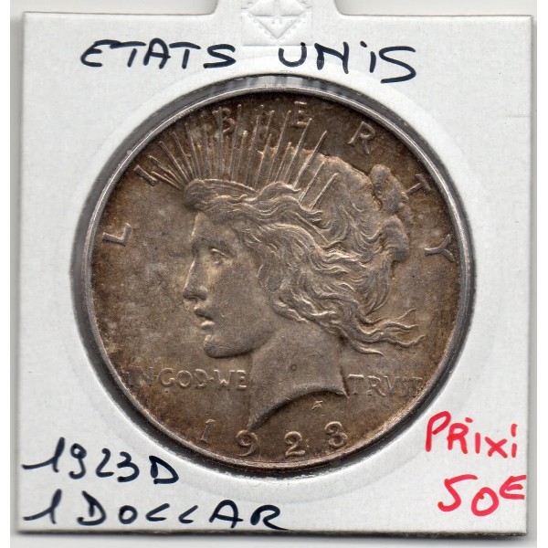 Etats Unis 1 Dollar 1923 D Sup, Denver KM.150 Peace
