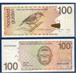 Antilles Néerlandaises P.31h, neuf Billet de 100 Gulden 2016 Bananaquità collier