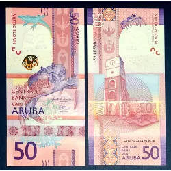 Aruba P.23, neuf Billet de 50 Florin 2019 Crabe