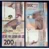Aruba P.25, neuf Billet de 200 Florin 2019 Caracara à crète
