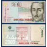 Colombie P.457z, Billet de 2000 Pesos 3.2.2006 Francisco Santander
