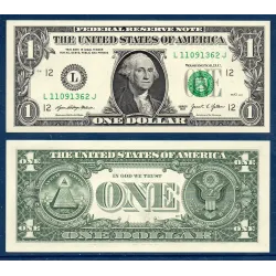 Etats Unis P.549 San Francisco, Billet de 1 Dollar américain 2021 série L