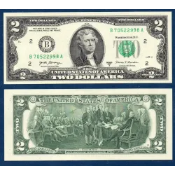 Etats Unis P.545 New York, neuf Billet de 2 Dollars 2017A série B