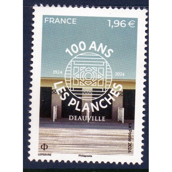 Timbre France 5802 Centenaire Planche de Deauville Neuf