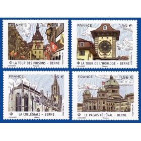 Timbre France 5807-5810 Berne - Capitales Européennes Neuf