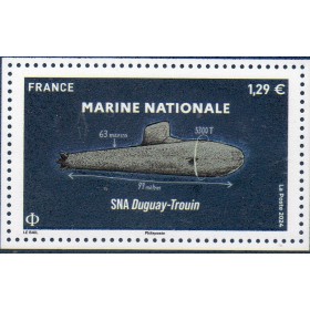 Timbre France 5825 Marine Nationales, Sous-marin Neuf