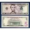 Etats Unis P.551 Neuf San Francisco, Billet de 5 Dollars 2021 série L