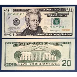 Etats Unis P.546b Neuf Cleveland, Billet de 20 Dollars 2017A série F