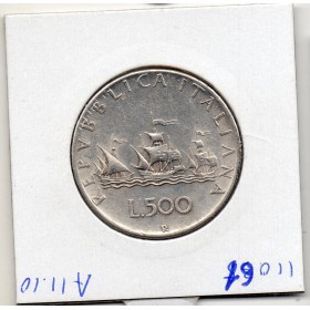 Italie 500 Lire 1958 TTB,  KM 98 pièce de monnaie