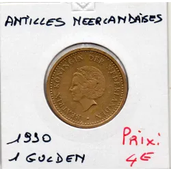Antilles Neerlandaise 1 gulden 1990 Spl, KM.37 Beatrix