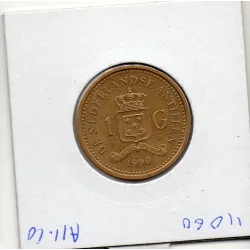 Antilles Neerlandaise 1 gulden 1990 Spl, KM.37 Beatrix