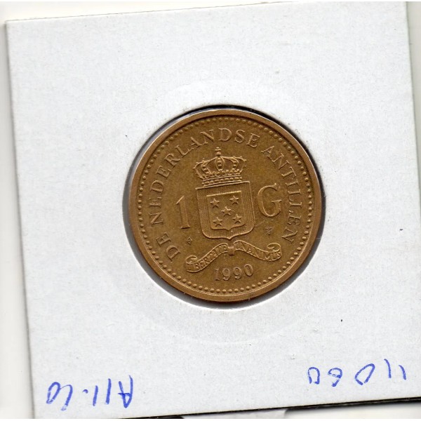Antilles Neerlandaise 1 gulden 1990 Spl, KM.37 Beatrix