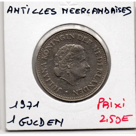Antilles Neerlandaise 1 gulden 1971 TTB, KM.12 Juliana