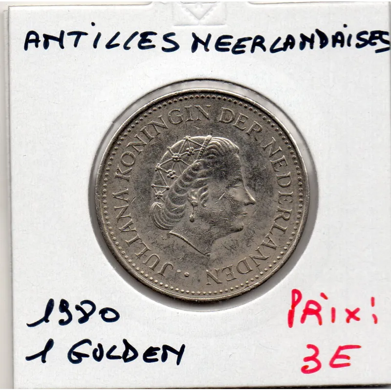 Antilles Neerlandaise 1 gulden 1980 Sup, KM.12 Juliana Antilles Neerlandaise 1 gulden 1980 Sup, KM.12 Juliana
