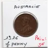 Australie 1/2 penny 1916 TTB, KM.22 Georges V