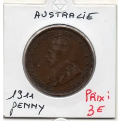 Australie 1 penny 1911 TTB, KM23 Georges V