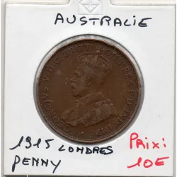 Australie 1 penny 1915 TTB, KM23 Georges V