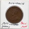 Australie 1 penny 1915 TTB, KM23 Georges V