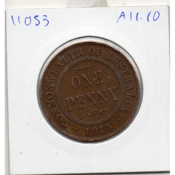 Australie 1 penny 1915 TTB, KM23 Georges V