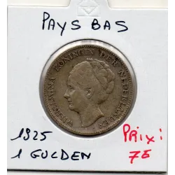 Pays Bas 1 Gulden 1925 TB, KM.161 Wilhelmina