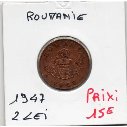 Roumanie 2 lei 1947 Sup, KM.74 Mihai 1er