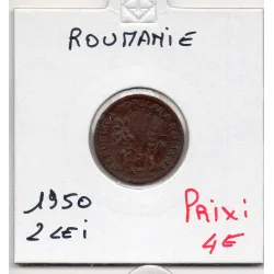 Roumanie 2 lei 1950 TTB, KM.79 République populaire