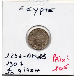Egypte 1/10 qirsh 1293 AH an 33- 1907 Sup, KM.289 Abdul Hamid II