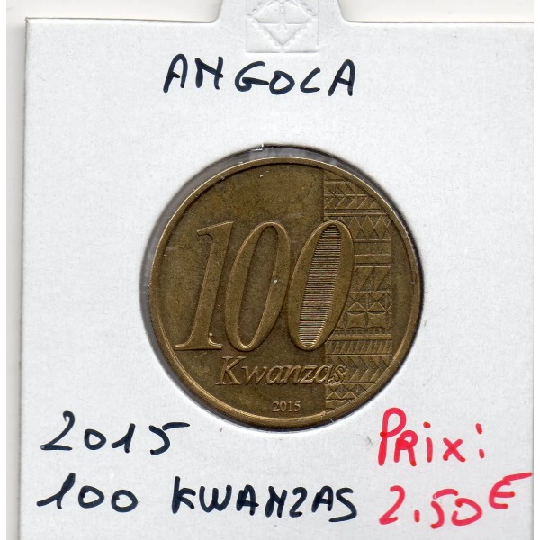 Angola 100 kwanzas 2015 Sup, KM.113 indépendance