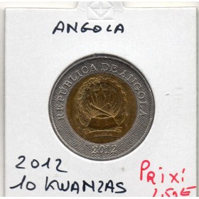 Angola 10 kwanzas 2012 Sup, KM.110 Armoiries