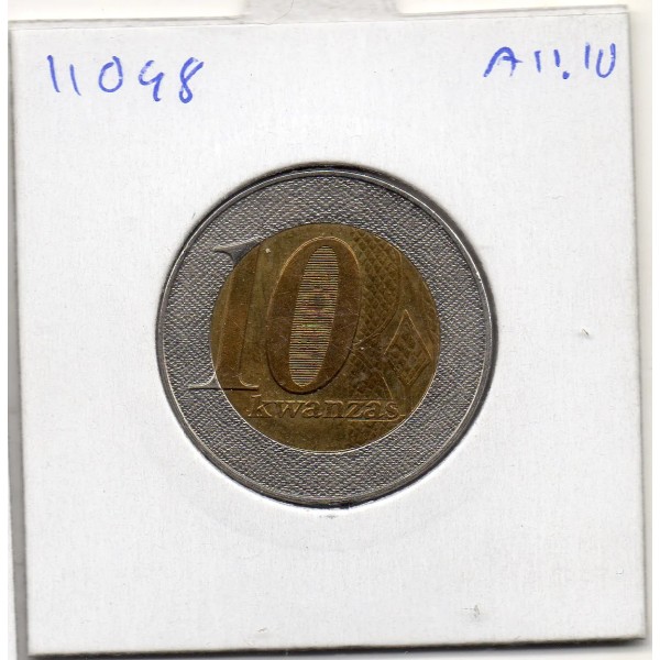 Angola 10 kwanzas 2012 Sup, KM.110 Armoiries