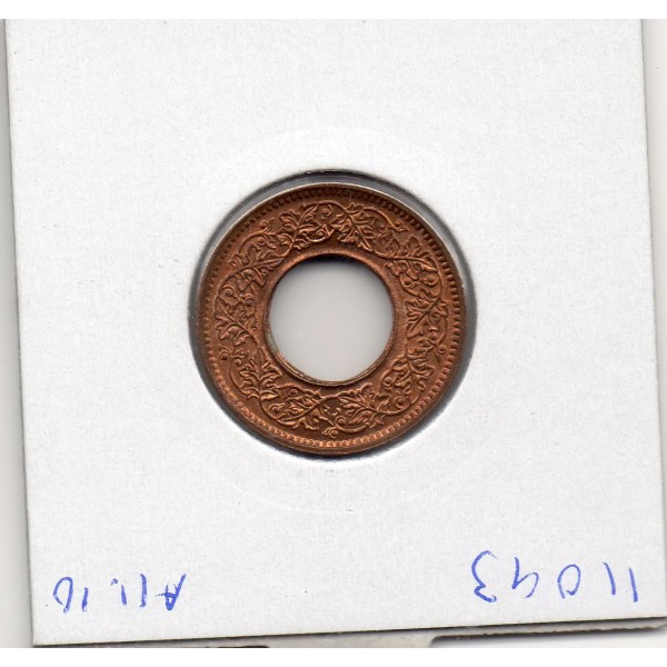 Inde Britannique 1 pices 1945 Spl, KM.533 Georges VI