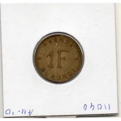 Rwanda-Burundi 1 Franc 1961 TB, KM.1 Lion