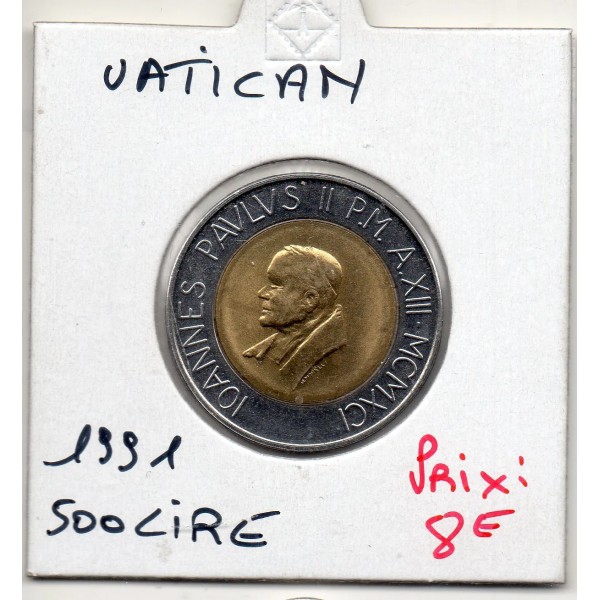 Vatican Paul VI 500 lire 1991 Spl, KM.233 Mission dans le monde