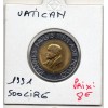 Vatican Paul VI 500 lire 1991 Spl, KM.233 Mission dans le monde