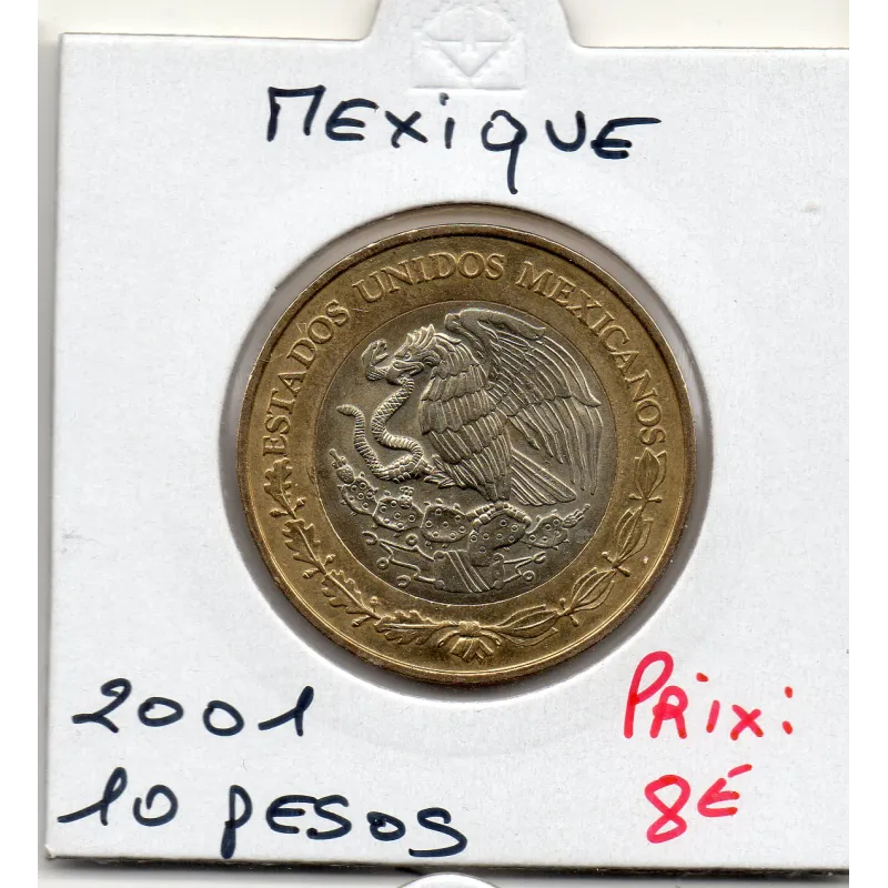 Mexique 10 Pesos 2001 Spl, KM.636 Tournant Millenaire Mexique 10 Pesos 2001 Spl, KM.636 Tournant Millenaire