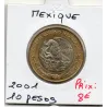 Mexique 10 Pesos 2001 Spl, KM.636 Tournant Millenaire