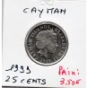 Cayman 25 cents 1999 Spl, KM.134 4eme effigie